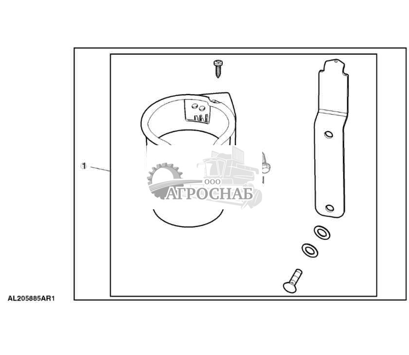 Бутылкодержатель, крепление 